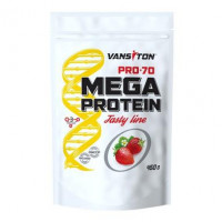 Protein Mega protein PRO 70, Vansiton, strawberry 450 g, 32167
 