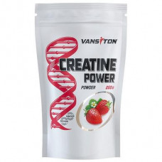 Creatine monohydrate, creatine strength, Vansiton, strawberry 250 g, 32175
 