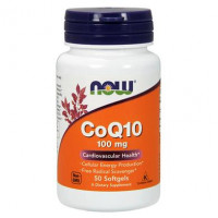 Коэнзим CoQ10, 100 мг, Now Foods, 50 гелевых капсул, 32210
  