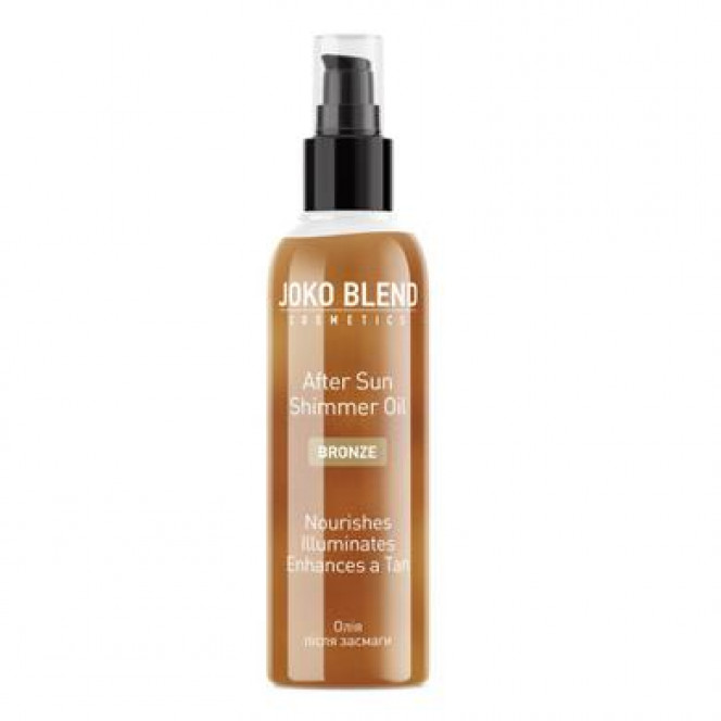 After Sun Shimmer Oil Bronze, Joko Blend, 100 ml 238, 32684 .. Discounts, promotions, 100% original products. Worldwide delivery, free shipping, world, health, cosmetics, fitness