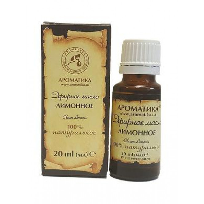 Lemon essential oil, Aromatika, 20 ml 79, 32810 .. Discounts, promotions, 100% original products. Worldwide delivery, free shipping, peace, health, cosmetics, fitness