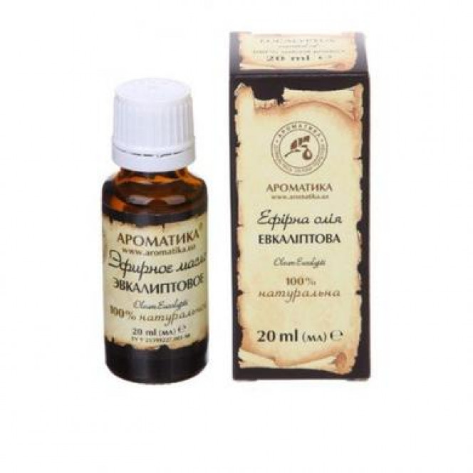 Eucalyptus essential oil, Aromatika, 20 ml 108, 32832 .. Discounts, promotions, 100% original products. Delivery worldwide, free shipping, peace, health, cosmetics, fitness