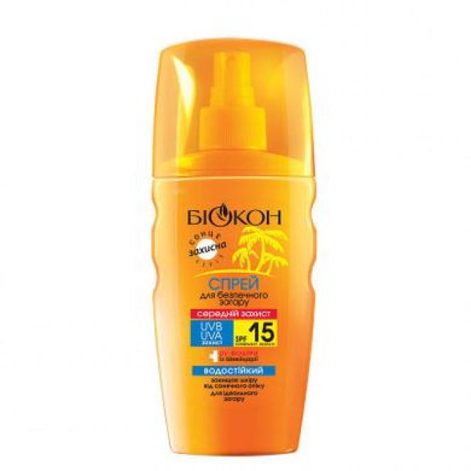 Spray for children for safe tanning, Biocon, SPF-50 160 ml, 32856
 