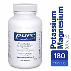 Potassium Magnesium (citrate), Pure Encapsulations, 180 Capsules, 33014
 