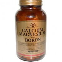 Calcium Magnesium + Boron, Calcium Magnesium Plus Boron, Solgar, 250 Tablets, 33034
 