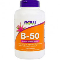 Vitamin B-50 Complex, Vitamin B-50, Now Foods, 250 Tablets, 33048
 