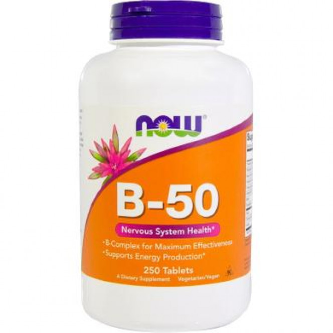 Vitamin B-50 complex, Vitamin B-50, Now Foods, 250 tablets 674, 33048 .. Discounts, promotions, 100% original products. Delivery worldwide, free shipping, peace, health, cosmetics, fitness