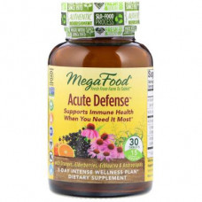 Immune Defense, Acute Defense, MegaFood, 30 Tablets, 33060
 