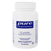 L-Lysine, L-Lysine, Pure Encapsulations, 90 Capsules, 33065
 