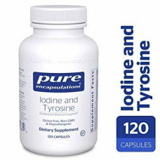 Iodine & Tyrosine, Pure Encapsulations, 120 Capsules, 33067
 