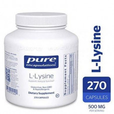 L-Lysine, L-Lysine, Pure Encapsulations, 270 Capsules, 33074
 