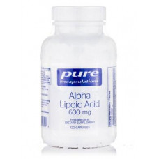 Альфа-липоевая кислота, Alpha Lipoic Acid, Pure Encapsulations, 600 мг, 120 капсул, 33076
  