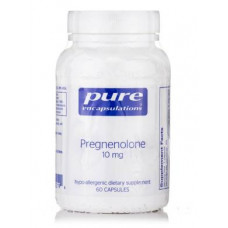 Прегненолон, Pregnenolone, Pure Encapsulations, 10 мг, 60 капсул, 33097
  