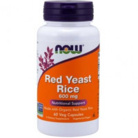 Red Yeast Rice, Now Foods, 600 mg, 60 Capsules, 33121
 