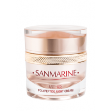 Полипептидный ночной крем, Polypeptide Night Cream, Sanmarine, 50 мл, 33135
  