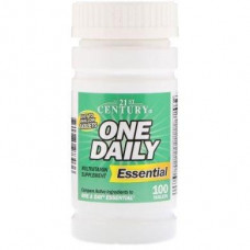 Multivitamin & Minerals, One Daily, Multivitamin Multimineral, 21st Century, 100 Tablets, 33212
 