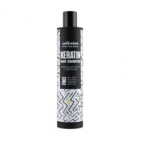 Hair shampoo with keratin, Cafemimi, 300 ml, 33285
 