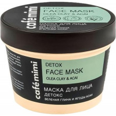 Detox face mask, green clay and acai berries, Cafemimi, 110 ml, 33358
 