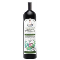 Traditional Siberian balm-conditioner for hair No. 2 restoring on birch propolis, Granny Agafia, 550 ml, 03385
 