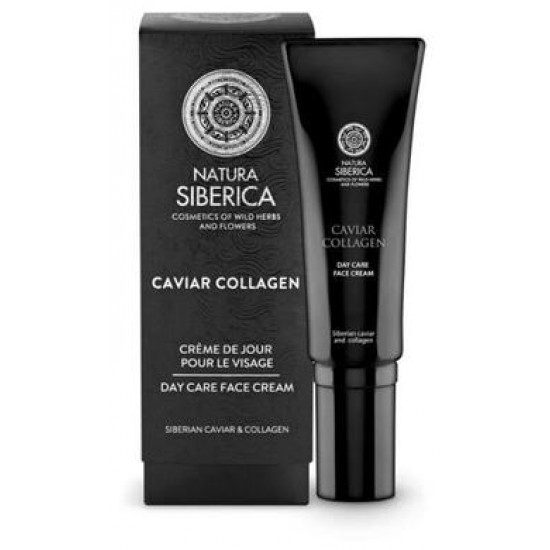 Крем для обличчя денний, проти перших ознак старіння, Caviar Collagen, Natura Siberica, 30 мл, 34060