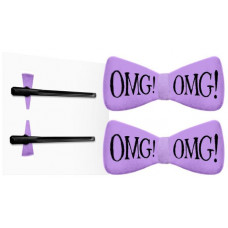 Hairpins for fixing hair during cosmetic procedures, lavender, Double Dare, 2 pcs, 34633
 