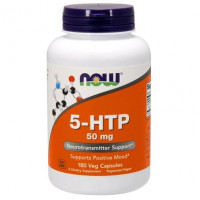 5-HTP, 5- гидрокси L- триптофан, Now Foods, 50 мг, 180 капсул, 34886
  