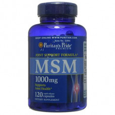 MSM, MSM, MSM, Puritans Pride, 1000 mg, 120 Capsules, 34895
 