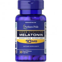 Melatonin, Melatonin, Puritans Pride, 10 mg, 30 Capsules (Trial), 34902
 