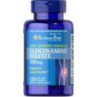 Glucosamine Sulfate, Glucosamine Sulfate, Puritans Pride, 500 mg, 120 Capsules, 34918
 