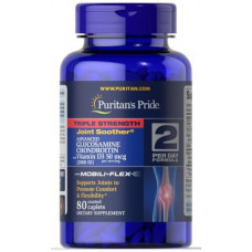 Glucosamine Chondroitin and MSM, Puritans Pride, Triple Strength, 360 Tablets, 34920
 