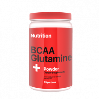 Аминокислота, BCAA + Glutamine Powder, (Клубника), Ab Pro, 1000 г, z00004
  