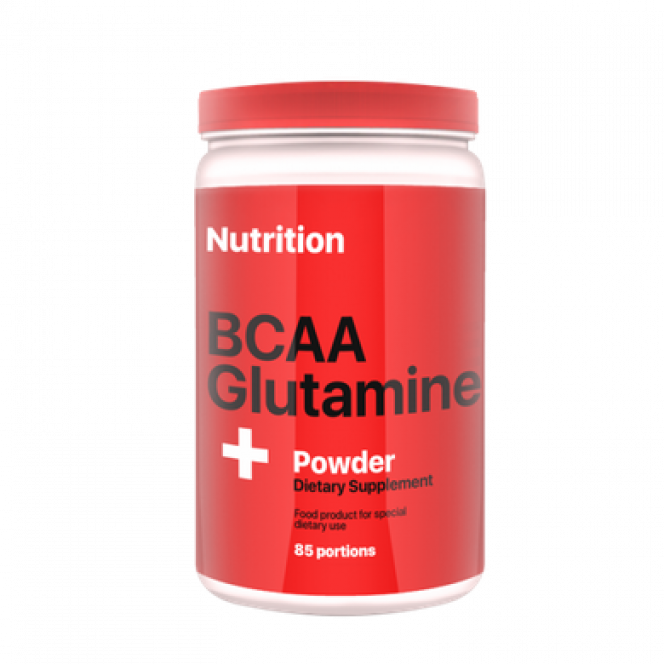 Аминокислота, BCAA + Glutamine Powder, (Клубника), Ab Pro, 1000 г, z00004
  