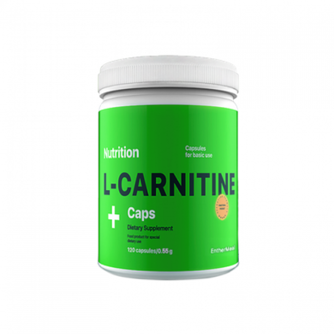 Жиросжигатель, L-Carnitine, EntherMeal, 120 капсул, z00031
  