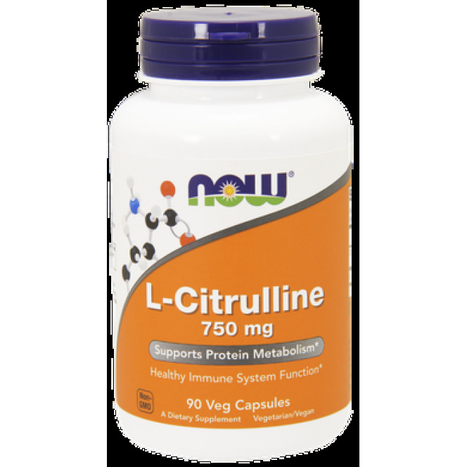 Citrulline, L-Citrulline, Now Foods, 750 mg, 90 Capsules, 03543
 