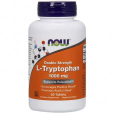 Tryptophan (L-Tryptophan), Now Foods, 1000 mg, 60 Tablets, 03545
 