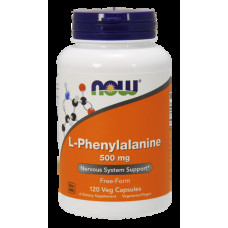 Phenylalanine, L-Phenylalanine, Now Foods, 500 mg, 120 Capsules, 03546
 