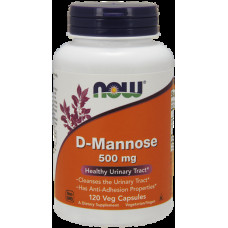 D-Mannose, D-Mannose, Now Foods, 500 mg, 120 Capsules, 03555
 