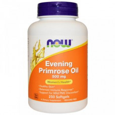 Масло вечерней примулы, Evening Primrose Oil, Now Foods, 500 мг 250 капсул, 03565
  