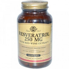 Resveratrol, Solgar, 250 mg, 60 Capsules, 03568
 