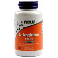 Arginine, L-Arginine, Now Foods, 500 mg, 100 Capsules, 03536-1
 