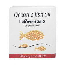 Oceanic fish oil, blister, 1000 mg, 100 capsules, z00690
 