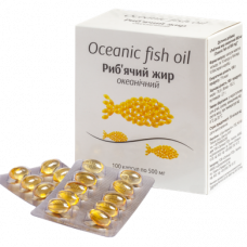 Oceanic fish oil, blister, 500 mg, Sirio, 100 capsules, z00693
 