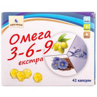 Омега 3-6-9 экстра, 0.5 г, Лавка жизни, 42 капсулы, z00973
  