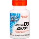 Витамин Д3, Vitamin D3, Doctor's Best, 2000 МЕ, 180 капсул, z01125
  