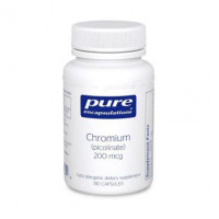 Chromium (picolinate), Chromium (picolinate), Pure Encapsulations, 200 mcg, 60 capsules, z01131
 