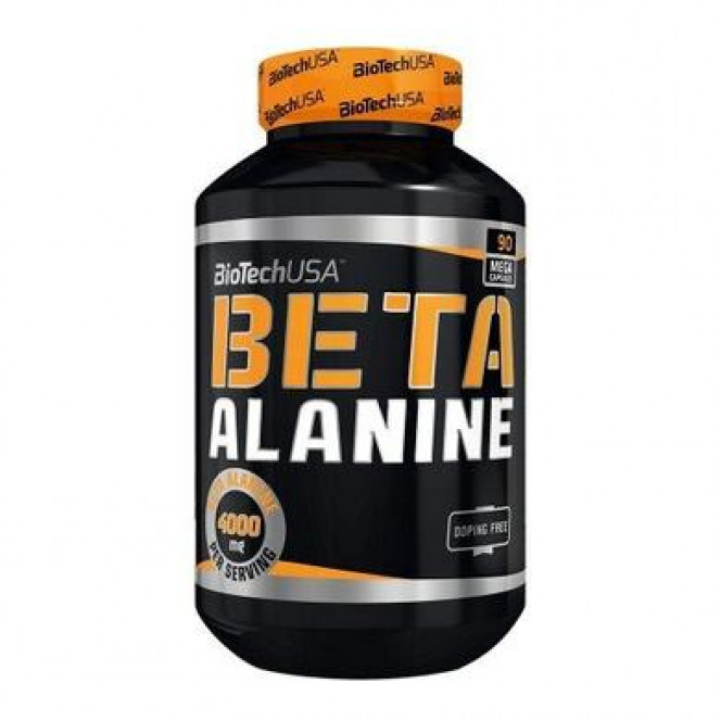 Beta alanine, 4000 mg, BioTech USA, 90 capsules, z01512
 