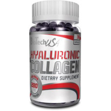 Hyaluronic acid, Natural Hyaluronic & Collagen, BioTech USA, 30 capsules, z01516
 