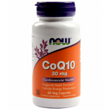 Coenzyme Q10, 30 mg, Now Foods, 60 veggie caps, z01552
 