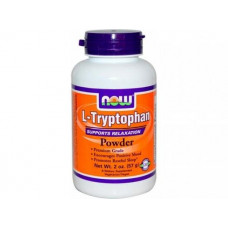 Tryptophan, L-Tryptophan, Powder, Now Foods, 57 g, z01556
 