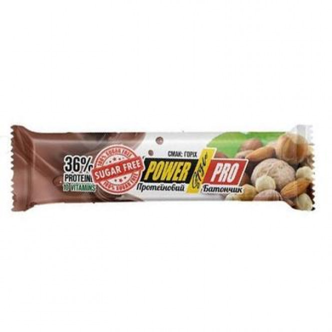 Bar 32%, Nutella nut, sugar free, PowerPro, 60 g, z01689
 